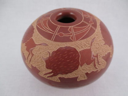 Santa Clara Pueblo Sgraffito Pottery by Goldenrod – Stampeding Buffalo