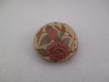 Santa Clara Miniature Sgraffito Pottery by Camilio ‘Sunflower’ Tafoya