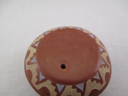 Santa Clara Miniature Sgraffito Pottery by Camilio ‘Sunflower’ Tafoya