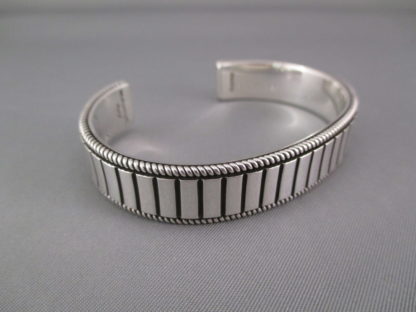 Lovely Sterling Silver Cuff Bracelet by Artie Yellowhorse