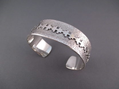 Sterling Silver Cuff Bracelet by Al Joe (Navajo)