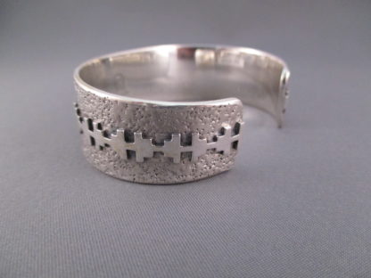 Sterling Silver Cuff Bracelet by Al Joe (Navajo)