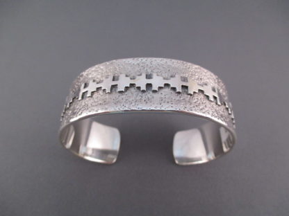 Sterling Silver Cuff Bracelet by Al Joe (Navajo)