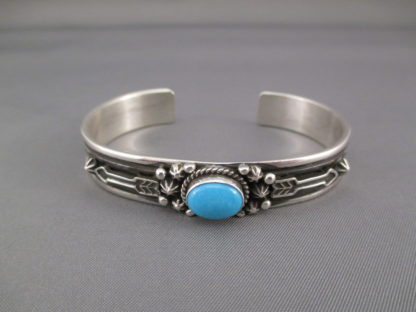 Sleeping Beauty Turquoise Cuff Bracelet by Happy Piasso