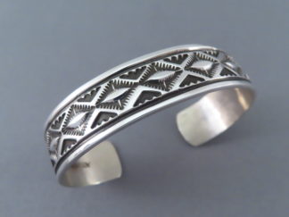 Sterling Silver Cuff Bracelet by Leonard Maloney