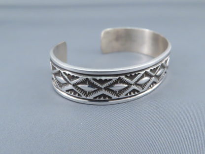 Sterling Silver Cuff Bracelet by Leonard Maloney