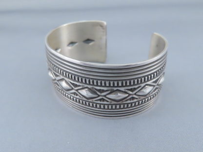 Sterling Silver Bracelet by Harold Joe (Navajo)