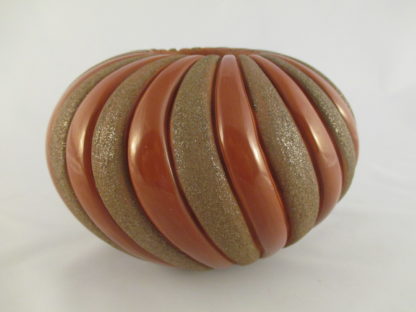 ‘Swirl’ Santa Clara Pueblo Pottery Bowl by Linda Tafoya