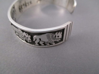 Sterling Silver Cuff Bracelet featuring Bison