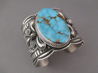 Blue Royston Turquoise Cuff Bracelet by Andy Cadman