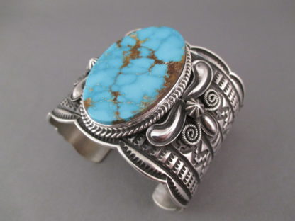 Blue Royston Turquoise Cuff Bracelet by Andy Cadman