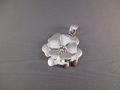 Sterling Silver ‘Flower’ Pendant by Artie Yellowhorse