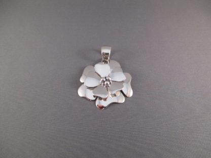 Sterling Silver ‘Flower’ Pendant by Artie Yellowhorse