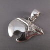 Sterling Silver Bear Pendant by Artie Yellowhorse