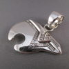Sterling Silver Bear Pendant by Artie Yellowhorse