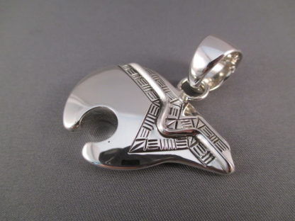 Sterling Silver Bear Pendant by Artie Yellowhorse