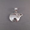 Sterling Silver Bear Pendant by Artie Yellowhorse
