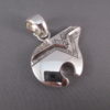Sterling Silver Bear Pendant by Artie Yellowhorse
