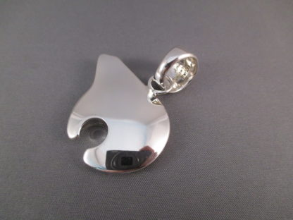 Sterling Silver Bear Pendant by Artie Yellowhorse