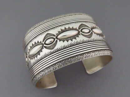 Tom Curtis Wide Sterling Silver Cuff Bracelet