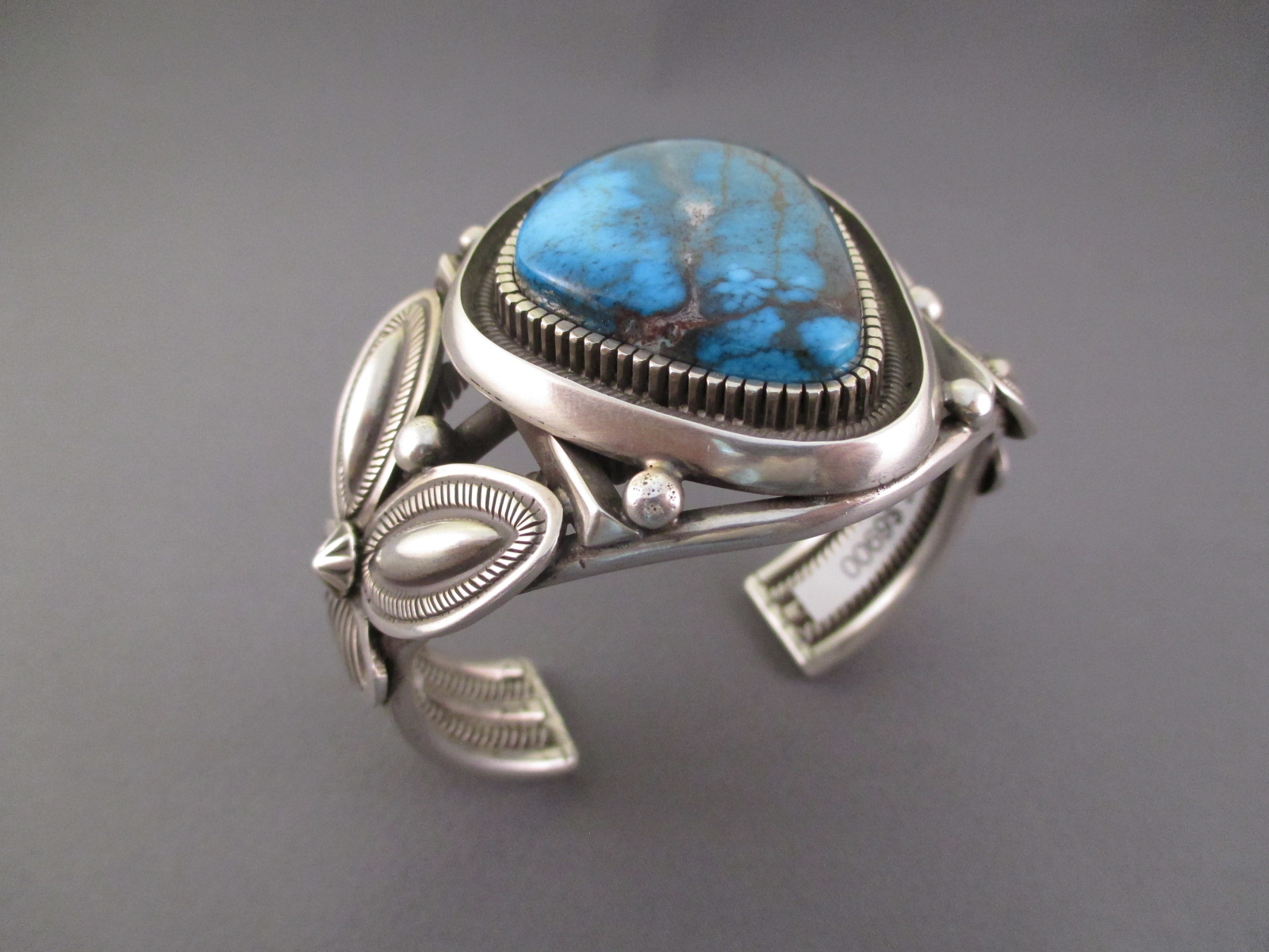Bisbee Turquoise Cuff Bracelet by Terry Martinez
