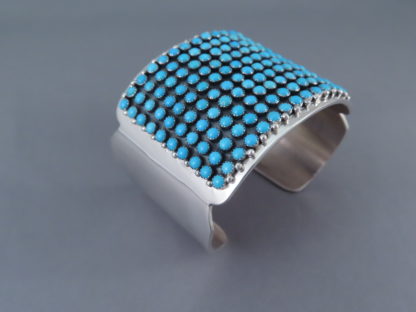 Sleeping Beauty Turquoise Cuff Bracelet by Paul Livingston