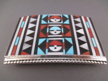 Zuni Inlay Belt Buckle by Rick & Lucy Vacit