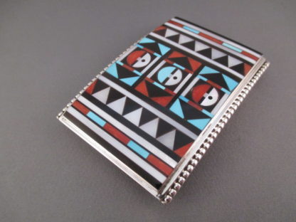 Zuni Inlay Belt Buckle by Rick & Lucy Vacit