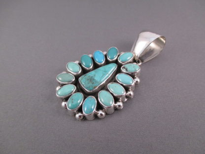 Bea Tom Sterling Silver & Turquoise Pendant