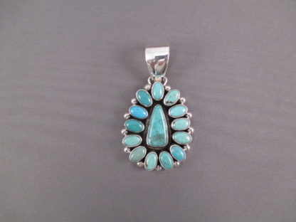 Bea Tom Sterling Silver & Turquoise Pendant