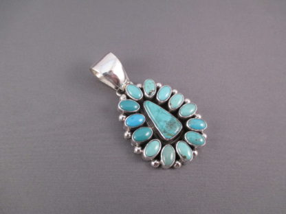 Bea Tom Sterling Silver & Turquoise Pendant