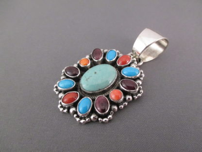 Bea Tom Multi-Stone Pendant featuring Turquoise