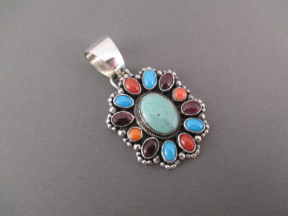 Bea Tom Multi-Stone Pendant featuring Turquoise