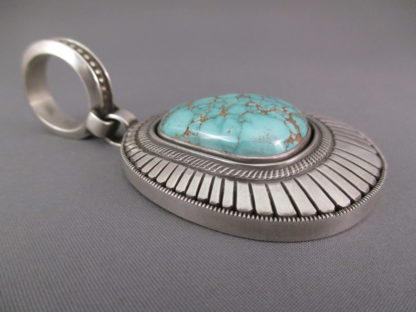 Calvin Martinez Carico Lake Turquoise Pendant