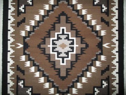 Medium Size Two Grey Hills Rug by Larry Nathaniel