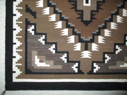 Medium Size Two Grey Hills Rug by Larry Nathaniel
