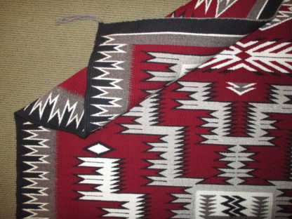 Storm Pattern Weaving by Marilyn Jim – Medium Size Navajo Rug