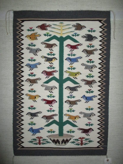 Tree of Life Weaving with Birds by Alice Nockideneh – Smaller Size