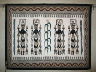 Yei Weaving by Marietta White – Medium Size Navajo Rug