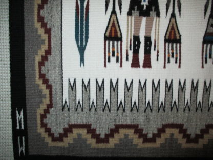 Yei Weaving by Marietta White – Medium Size Navajo Rug