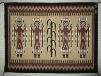 Navajo Rug - Yei Weaving by Navajo artist, Ruby White $1,975-