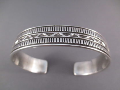 Larger Sterling Silver Bracelet by Geneva Ramone