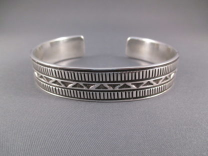 Larger Sterling Silver Bracelet by Geneva Ramone