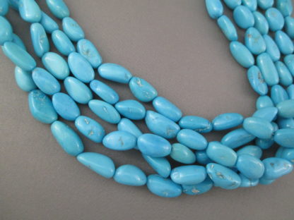 Five-Strand Sleeping Beauty Turquoise Necklace