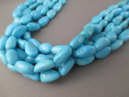 Five-Strand Sleeping Beauty Turquoise Necklace