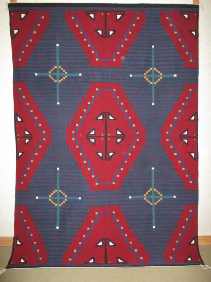Chief Revival Blanket Navajo Rug by Wilbertson Begay – Large Size