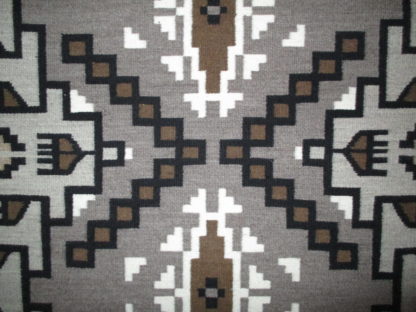 Mark Nathaniel Two Grey Hills Weaving – Medium Size Navajo Rug