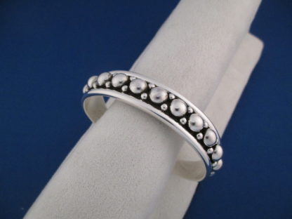 Sterling Silver Bracelet with Dots by Artie Yellowhorse