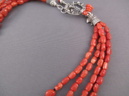 Four Strand Coral Necklace