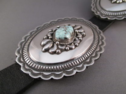 Dry Creek Turquoise Concho Belt by Darryl Becenti